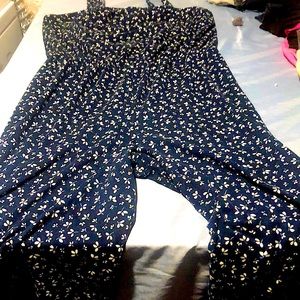 A flower print jumper